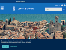 Tablet Screenshot of comune.sirmione.bs.it